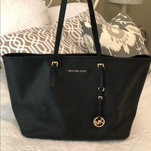 Michael Kors Black Jet Set Tote